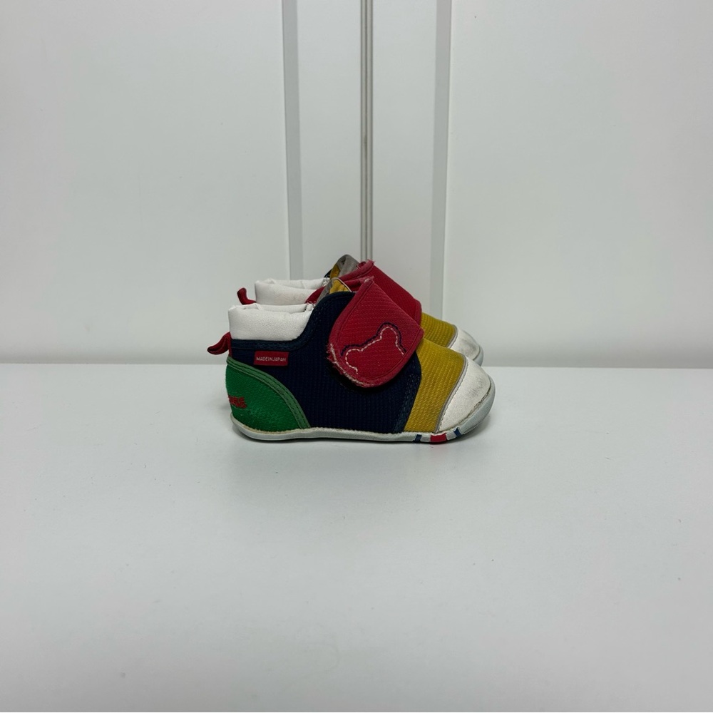 Miki house first shoes red blue yellow